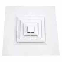 atlantic - dc4d fp 150x150 - diffuseur carr&eacute; 4d 150x150 &agrave; noyau d&eacute;montable - plaf.modulaire (529369)