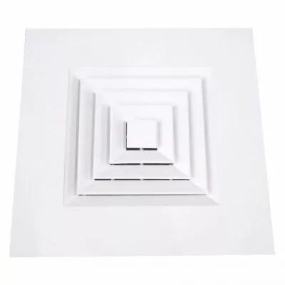 atlantic - dc4d fp 225x225 - diffuseur carr� 4d 225x225 � noyau d�montable - plaf.modulaire (529370)
