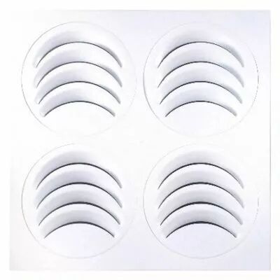 atlantic - play-klin 600 d200 - diffuseur multi directions 600x600+plenum d200 sup�rieur (529449)