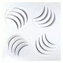 atlantic - play-klin 600 d200 - diffuseur multi directions 600x600+plenum d200 sup&eacute;rieur (529449)