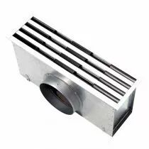 atlantic - dfa-fp 4f 1350x300b - diffuseur 4 fentes blanc+plenum lg1350x300 blanc (529448)