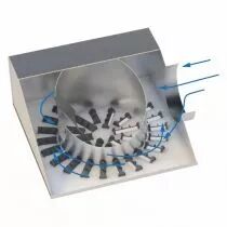 atlantic - dfh-b twin 675 - diffuseurs &agrave; jet h&eacute;lico&iuml;dal pl&eacute;num variable 675x675 non isol&eacute; (529532)