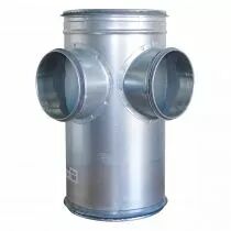 atlantic - collecteur d'&eacute;tage 2 piq. &agrave; 90&deg; - cet - diam&egrave;tre 250 / 125 mm - avec joint (529753)