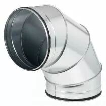 atlantic - coude &agrave; 45&deg; - c 45 - diam&egrave;tre 250 mm - acier galvanis&eacute; - avec joint (529654)