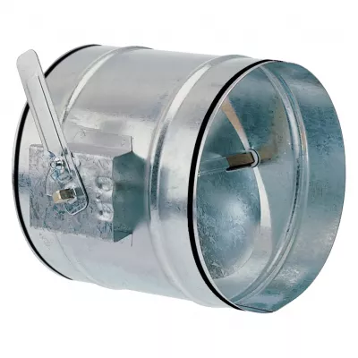 atlantic - rr 315 j - registre de reglage galvanise a joints commande manuelle diametre 315 (530354)