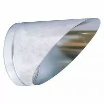 atlantic - buse sifflet - bus - diam&egrave;tre 125 mm - acier galvanis&eacute; (533750)