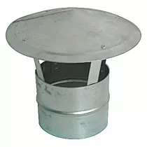 atlantic - ctc 125 - chapeau chinois pour sortie de toiture diam&egrave;tre 125 (533757)