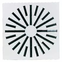 atlantic - dfh-b 600-600 - diffuseur helic600x600 ailette blanc (535699)