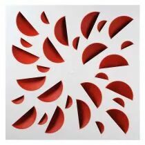 atlantic - next-klin 675 rouge - diffuseur souf. 675x675 buses abs ro (537289)