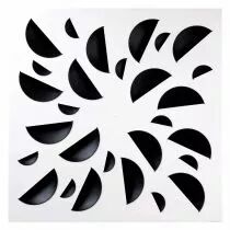 atlantic - next-klin 675 noir - diffuseur souf. 675x675 buses abs no (537285)