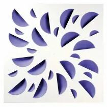 atlantic - next-klin 675 bleu - diffuseur souf. 675x675 buses abs bl (537287)