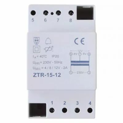 atlantic - t230/12v ac - transformateur 230/12 v (539190)
