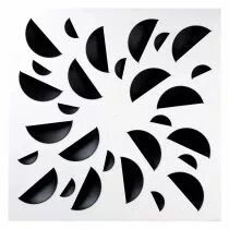 atlantic - next-klin 675l noir - diffuseur 675x675 buses noires pl&eacute;num lat&eacute;ral (541847)