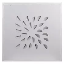 atlantic - mid next-klin 600lw-diffuseur 600x600 buses blanc. petit volume pl&eacute;num lat&eacute;ral (541849)