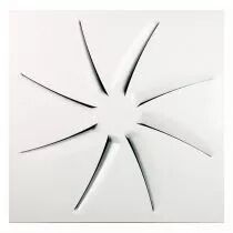 atlantic - diffuseur &agrave; jet h&eacute;lico&iuml;dal avec ouverture courb&eacute;e - 600x600 - fine line d&eacute;croch&eacute; (541663)