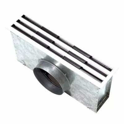 atlantic - dfa-fp 3f 1350x300b - diffuseur 3 fentes blanc+pl�num lg1350x300 blanc (541873)