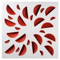 atlantic - next-klin 675l rouge- diffuseur 675x675 buses rouges pl&eacute;num lat&eacute;ral (541871)