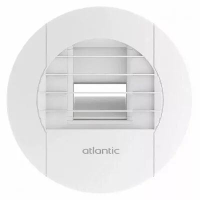atlantic - bhbw 10/45-45m 125l - bouche d'extraction hygror�glable sdb/wc manuelle 125 (542466)