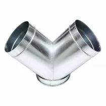 atlantic - culotte &agrave; 90&deg; - cu - diam&egrave;tre 160 mm vers 2 x 160 mm - acier galvanis&eacute; (547117)