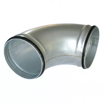 atlantic - coude � 90� - c 90 - diam�tre 80 mm - acier galvanis� - avec joint (547373)