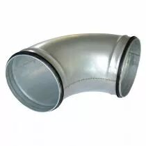 atlantic - coude &agrave; 90&deg; - c 90 - diam&egrave;tre 80 mm - acier galvanis&eacute; - avec joint (547373)