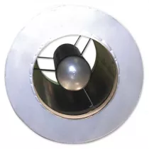 atlantic - pas 315-0.6 agr - pi&egrave;ge &agrave; sons cylindriques galva 0.6m d315 (547755)