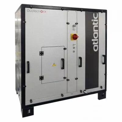 atlantic - duotech 1500 c4 g - centrale df c4 hr �changeur cc servitude gauche 1500m3/h (549888)