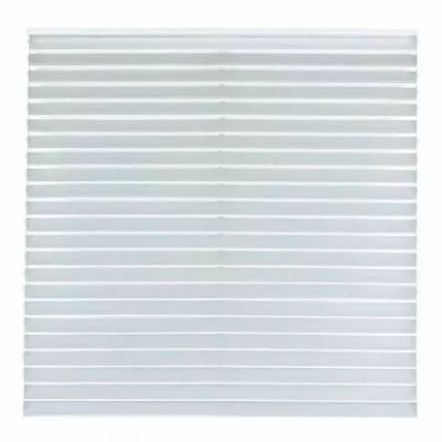 atlantic - gra-fp 600x600 blanc - grille de reprise alu blanc pour fx plaf 595 (588308)