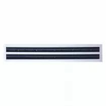 atlantic - diffuseur lin&eacute;aire &agrave; fentes l.1500 - d&eacute;flecteurs sectoris&eacute;s (652795)