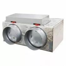 atlantic - kit 1 zone - zone plus 160/200 - 2 registres motoris&eacute;s + 3 r&eacute;ductions + c&acirc;ble (875052)