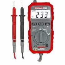 Multim&egrave;tre de poche TRMS SEFRAM7208, compact avec d&eacute;tection tension sans contact (SEFRAM7208)
