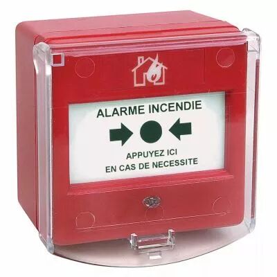 D�clencheur Manuel Adressable MDVA 3000 saillie + voyant - IP21 (NUG30349)