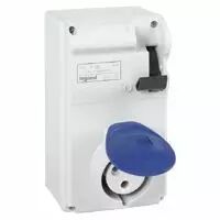 Coffret monoprise P17 - IP44 - 16 A - 380/415 V~ - 50/60 Hz - 3P+N+T (056609)