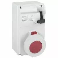 Coffret monoprise P17 - IP55 - 32 A - 380/415 V~ - 50/60 Hz - 3P+T (056633)