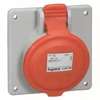Prise � entraxes unifi�s P17 - 380/415 V~ - 16 A - 3P+T - IP 44 (555188)