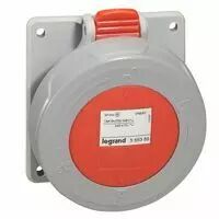 Prise � entraxes unifi�s P17 - 380/415 V~ - 16 A - 3P+N+T - IP 66/67 (555389)