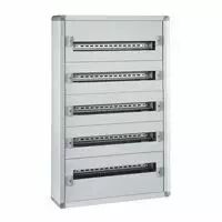 Coffret distribution m�tal XL� 160 - tout modulaire - 5 rang�es - 900x575x147 (020005)