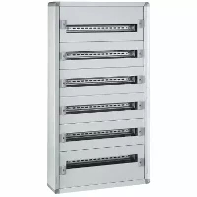 Coffret distribution m�tal XL� 160 - tout modulaire - 6 rang�es - 1050x575x147 (020006)