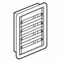 Coffret distribution encastr� XL� 160 - tout modulaire - 4 rang�es - 96 mod (020014)