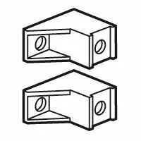Support bornier IP 2X (2) - pour coffrets XL� 160 (020050)