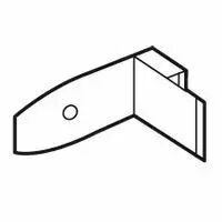Support goulotte (2) - XL� 160 - montage directe goulotte Lina 25 en vertical (020070)