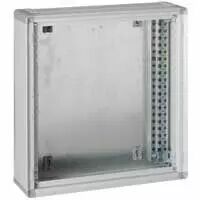 Coffret de distribution XL� 400 - m�tal - H 750 - gris RAL 7035 (020104)