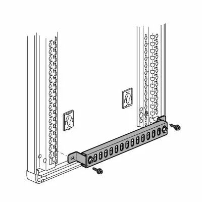 Support fixation de c�bles XL� 400 - pour coffrets et armoires (020135)