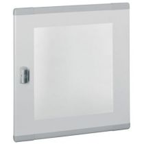 Porte plate vitrée XL³ 160/400 - pour coffret et armoire H 600 mm (020283)