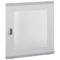 Porte plate vitrée XL³ 160/400 - pour coffret et armoire H 750 mm (020284)