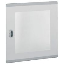 Porte plate vitrée XL³ 160/400 - pour coffret et armoire H 1050 mm (020286)
