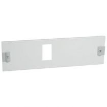 Plastron métal XL³ 400 - 1 DPX³ 160 - horizontal - H 150 (020313)