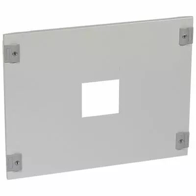 Plastron m�tal XL� 400 - pour 1 DPX 250/DPX 630 (400 A) - vert centr� - H 400 (020321)