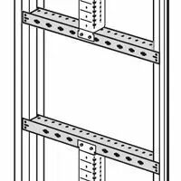 Traverses fixes (2) - pour ch�ssis partiel XL� - L. 600 mm (020532)