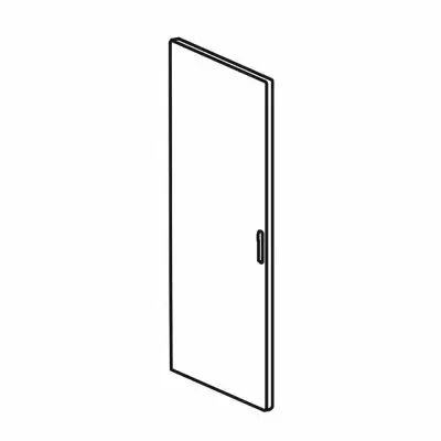 Porte m�tal r�versible galb�e XL� 4000 - l. 725 mm - Hauteur 2000 mm (020554)